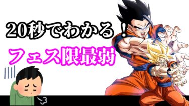 【ドッカンバトル】20秒で分かるフェス限最弱キャラクター【比較】