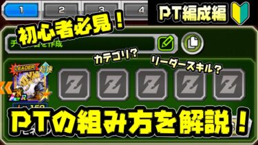 【ドッカンバトル】初心者必見！パーティーの組み方について解説！