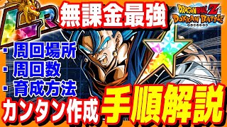 【実は超簡単】全ユーザー絶対に作るべき最強の合体お父さんLRベジットブルーの作成手順解説｜#ドッカンバトル8周年【ソニオTV】