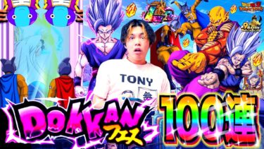 【ドッカンバトル】新LR孫悟飯ビースト狙ってドッカンフェス100連したら過去最高の神引き更新したんだがwww あの超激レア確定演出も連発でLR大放出!!!?【9周年第2弾】