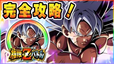 極限Zバトル完全攻略！LR【真の極意】孫悟空(身勝手の極意)【ドッカンバトル】 Dragon Ball Z Dokkan Battle