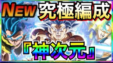 これ組めたら最強復活！！評価爆あげ『究極編成』神次元！！【ドッカンバトル】【地球育ちのげるし】
