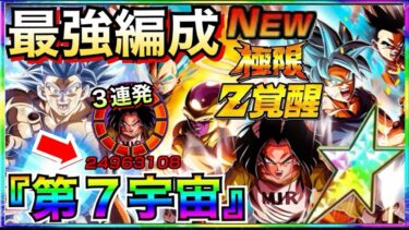 『超火力＆軽減＆尖りサポ』極限LR17号で完成！！第七宇宙最強編成で使ってみた！！【ドッカンバトル】【地球育ちのげるし】