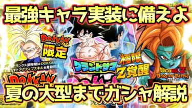 【ドッカンバトル】夏の大型CPまであと1ヶ月！龍石は確実に温存！これから実装されるガシャ解説！