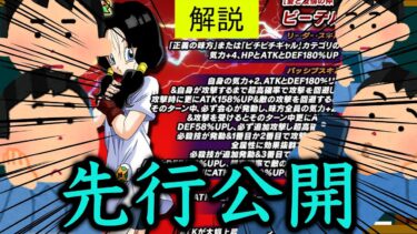 [ドッカン]フェス限ビーデルの極限先行公開