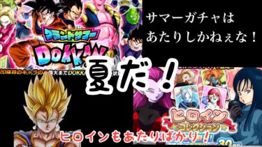 なんか、今回のガチャは安心して回せる、、【ドッカンバトル】グランドサマードッカンフェス、ヒロインコレクション