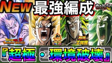 『賛否両論』これヤバない？『超極・環境破壊』最強編成！！【ドッカンバトル】【地球育ちのげるし】