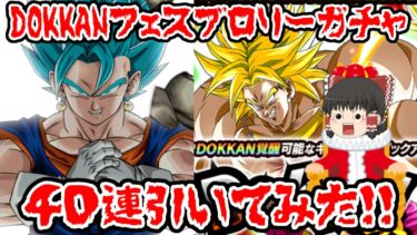 【ゆっくり実況】DOKKANフェスブロリーガチャ引いてみた！！【ドッカンバトル】