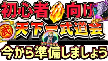 【ドッカンバトル】初心者向け！今から準備しよう天下一武道会の遊び方とおすすめパーティー編成！【DragonBallZDokkanBattle】
