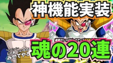 【ドッカンバトル】近年まれに見るゴミピックアップ…新キャラ汚ねぇベジータ狙って魂の20連！果たして当たるのか？