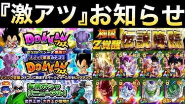 『激アツお知らせ』超強化ナメック星編！！神リニューアル＆極限や伝説降臨も楽しみすぎんだが！！【ドッカンバトル】【地球育ちのげるし】