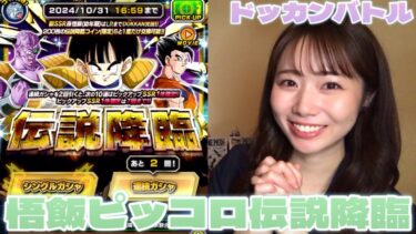 【ドッカンバトル】新LR悟飯ピッコロゲットなるか？！伝説降臨！