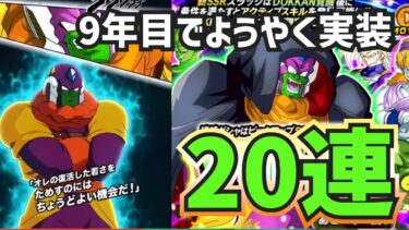 【ドッカンバトル】連続的なゴミピックアップ…新キャラスラッグ狙って魂の20連！果たして当たるのか？