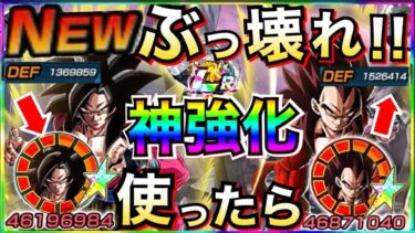 『期間限定ぶっ壊れ』やりすぎ性能『超強化LR悟空4＆ベジータ4』使ったらもっと楽しいじゃねーか！！【ドッカンバトル】【地球育ちのげるし】