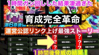 【ドッカンバトル  リンク上げ歴代最強ストーリーを1時間ガン回しした結果が凄すぎた 】最強ステージを最高効率でガン回しした結果。。ガチ初心者でも10周年でガチ勢に追いつけます　ドカバト　ドラゴンボール