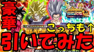 （ドッカンバトル）ブラックフライデーガチャを両方引いてみた（ゆっくり実況）