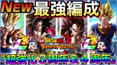 『環境崩壊』超強化『3周年＆4周年』最強編成でドカバトをぶっ壊しました.. 【ドッカンバトル】【地球育ちのげるし】