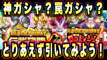 【ドッカンバトル】最強が一斉に集結したガシャ！？ブラックフライデードッカンフェス＆伝説降臨祭開催！これは神ガシャか！？罠ガシャか！？全力引き！【Dragon Ball Z Dokkan Battle】