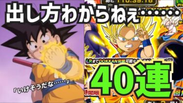 【ドッカンバトル】2025年一発目！新キャラ超サイヤ人孫悟空ダイマ狙って魂の40連！果たして当たるのか？