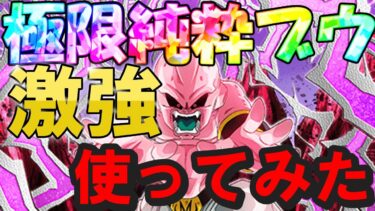 （ドッカンバトル）極限が来た力の純粋ブウを使ってみた（ゆっくり実況）