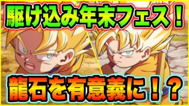 【ドッカンバトル】貴重な龍石を無駄にする気か！？10周年ドッカンフェスもうすぐよ！駆け込み年末ドッカンフェス全力引き！【Dragon Ball Z Dokkan Battle】