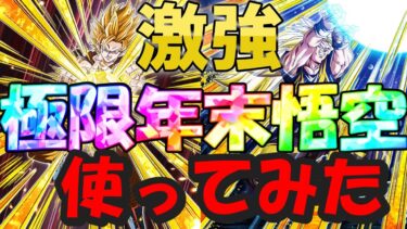 （ドッカンバトル）極限が来た強すぎる年末悟空を使ってみた（ゆっくり実況）