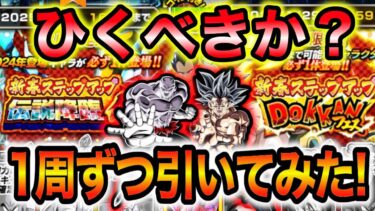 迷ってる人必見！新春ステップアップガシャ引くべきか解説しながら1周ずつ引いてみた！【ドッカンバトル】