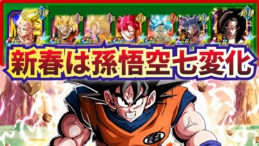 新年最初はやっぱ主役の孫悟空【ドッカンバトル】