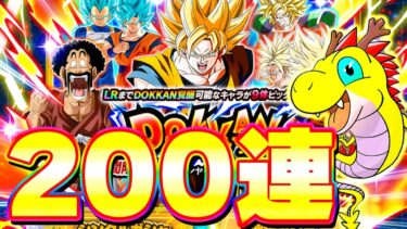 10周年おめでとう！鉄器ベジットを狙って200連ガチャ【ドッカンバトル】