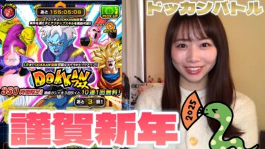 【ドッカンバトル】2025年スタート！新キャラグロリオ狙って新年最初の運試し！神引き？！