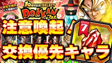 セレクト龍石7注意点解説！10周年記念セレクトドッカンフェス交換優先度【ドッカンバトル】 Dragon Ball Z Dokkan Battle