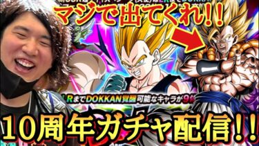 【地獄】龍石１０００個使っても当たらないゴジータを本気で狙うガチャ配信【ドッカンバトル　ガチャ】