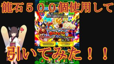 「ドッカンバトル」DOKKANフェス、10周年ベジットガチャを龍石５００個使用して引いてみた！