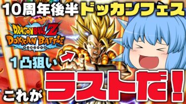【ドカバト】もう後はないぞ！１０周年後半ドッカンフェス最後だ！【天才チルノの珍ドッカンバトル ゆっくり実況】Part20