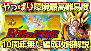 【ドッカンバトル】強いと噂の亀仙人に勝てるのか！？歴戦の超戦士10周年無し編成攻略解説！