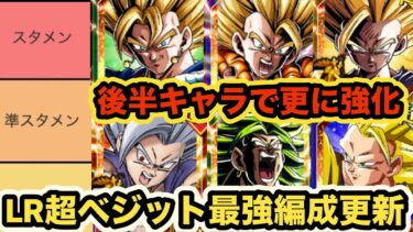 LR超ゴジータ加入でさらに強化された10周年LR超ベジット最強編成解説‼︎【ドッカンバトル】【Dragon Ball Z Dokkan Battle】