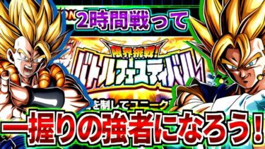 【ドッカンバトル】バトルフェスティバル挑戦者にちょっとアドバイスをしたいのです