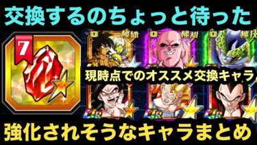 まだ交換は待つべし！セレクト龍石現時点でのオススメ交換キャラ&これから強化されそうなキャラまとめ‼︎【ドッカンバトル】【Dragon Ball Z Dokkan Battle】