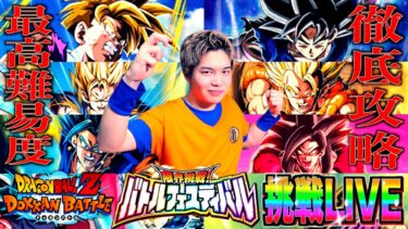 ドッカン最高難易度『バトルフェスティバル』挑戦LIVE