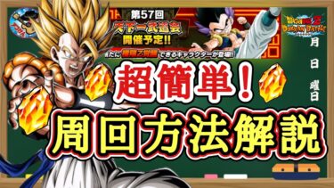 【ドッカンバトル】10周年を経て環境が変化！第57回天下一武道会 『おすすめパーティー編成やサポートアイテムについて』 徹底解説！