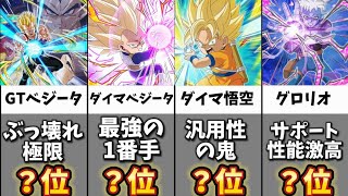 【ドッカンバトル】10周年EX弾ガシャピックアップ当たりキャラクターランキング【比較】