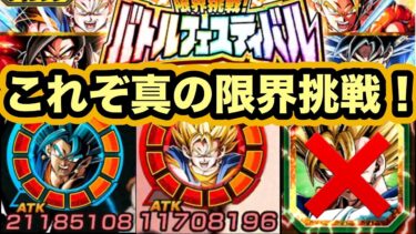 限界を超えろ！10周年新キャラ無しでバトルフェスティバルに挑んでみた‼︎【ドッカンバトル】【Dragon Ball Z Dokkan Battle】