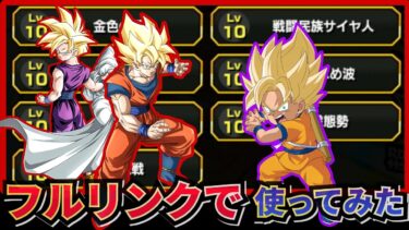 交代悟空をフルリンクさせてみた【ドッカンバトル】