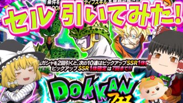 【ドッカンバトル】新しいセル演出みたくてドッカンフェス30連だけ引いてみた！【ゆっくり実況】