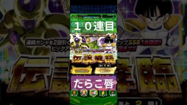 【たらこ唇LR】新パイクーハン伝説降臨１０連目#ドッカンバトル #ガチャ#伝説降臨