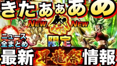 『最新情報』新キャラ『祭カリフラ＆ケール』きたぁー！！新キャラ＆イベント神情報全まとめて解説！！【ドッカンバトル】【地球育ちのげるし】