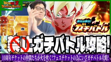 【ドラゴンボールZ ドッカンバトル】龍石禁止縛りの本気対本気のガチバトル攻略!