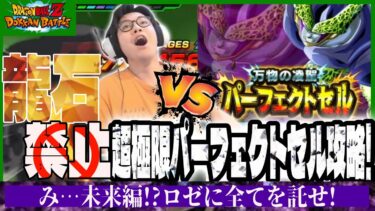 【ドラゴンボールZ ドッカンバトル】龍石禁止縛りのパーフェクトセル超極限zバトル攻略!