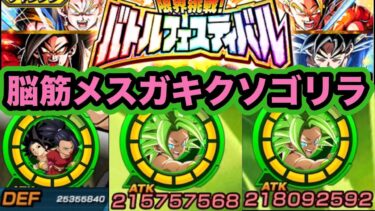 実数値こそ全て！圧倒的実数値！極限したURフェス限合体ケフラをバトルフェスティバルで使ってみたらヤバすぎた‼︎【ドッカンバトル】【Dragon Ball Z Dokkan Battle】