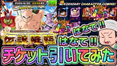 【ドッカンバトル】新LR天津飯の伝説降臨スペシャルチケットガシャ引いてみたら…【DragonBallZDokkanBattle】